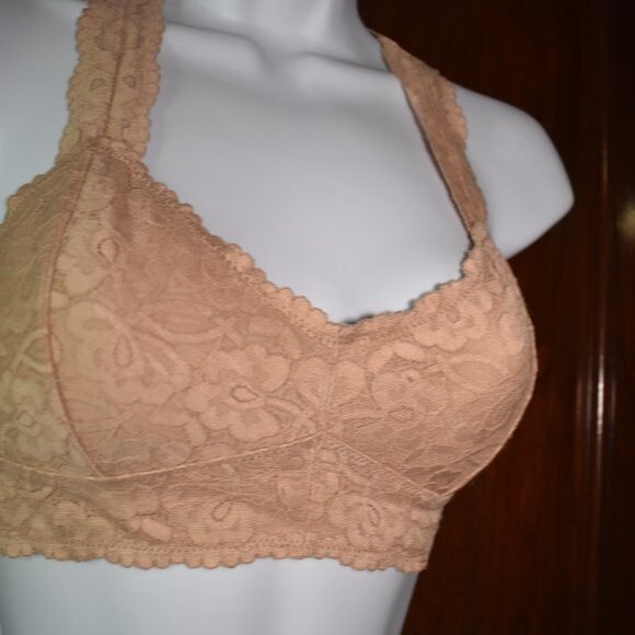 Free People Nude Lace Bra Size Small - Picture 6 of 14